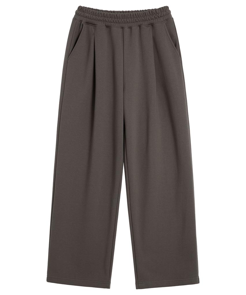 BRENSON (Renew Ver.) Single-Pleat Wide Sweatpants ( 8 Colors ) ( Fleece Line Option ) (Type B)