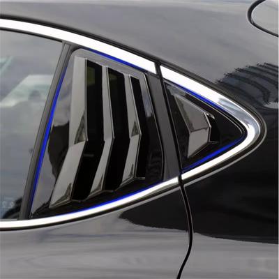 Vent Window Louver Trim - For Toyota Camry 2025-2026 - Bright Black Cover