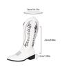 Sexy Shoes, Fashionable New Women's Boots, Pointed-toe Mid-thick-heeled Long Boots, Women's Shoes