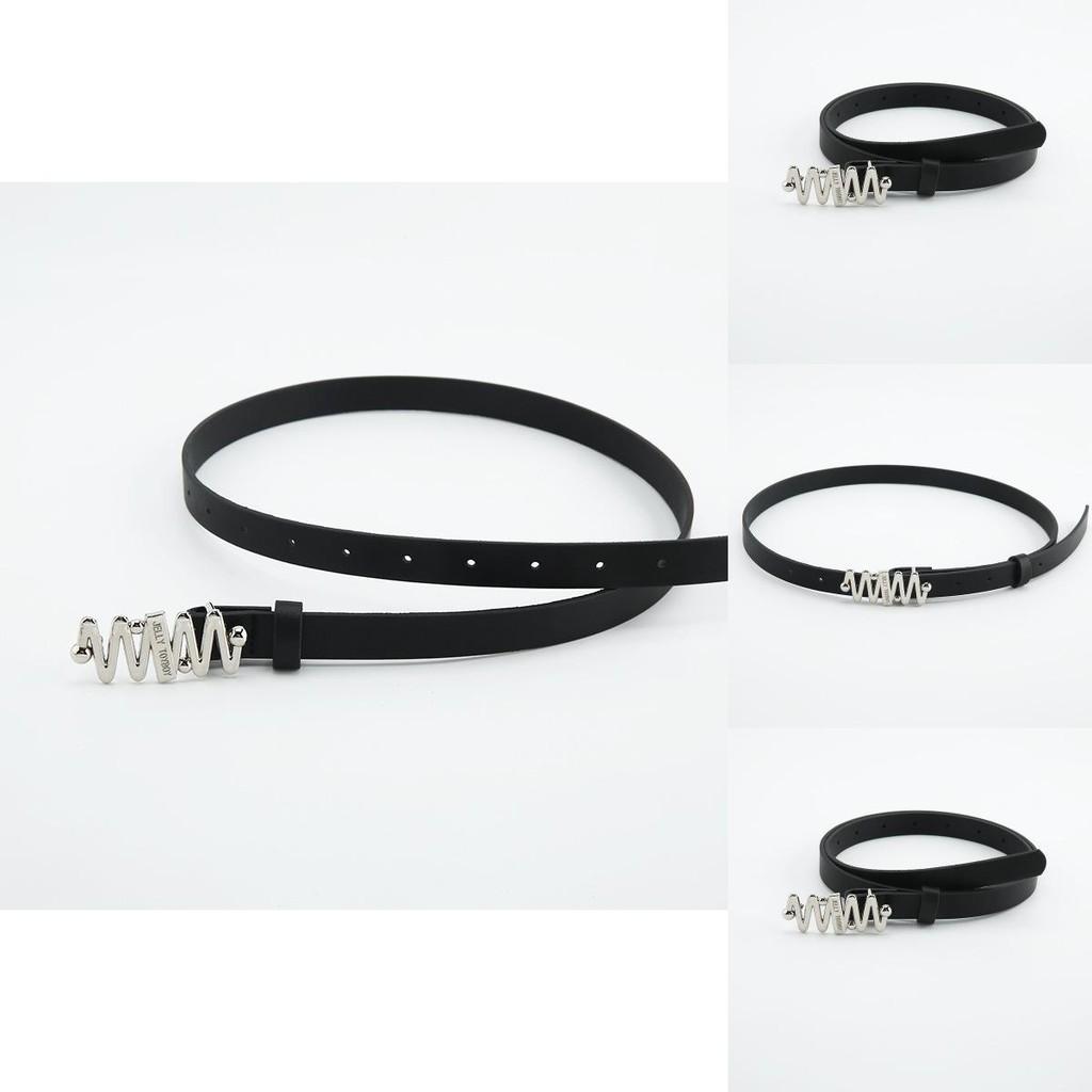 Trendy Womens Casual Faux Leather Belt With Unique Snap Closure For Daily Use