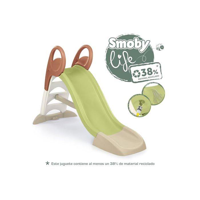 Slide - Smoby - Life KS - 38% Recycled - Water Connection - Anti-slip