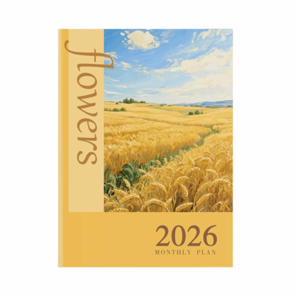 

A4 Size Yearly Planner a5 Size Weekly Agenda Notebook 2026 Calendar Planners School Use A4-Style 3