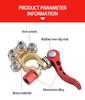Brass Battery Terminals Toolless Quick Disconnect Battery Main Cable Post Terminal Shut-Off Connectors for Car Truck