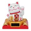 Solar Energy Powered Beckoning Lucky Money Cat Good Luck Feng Shui Lucky Cat Waving Arm for Home