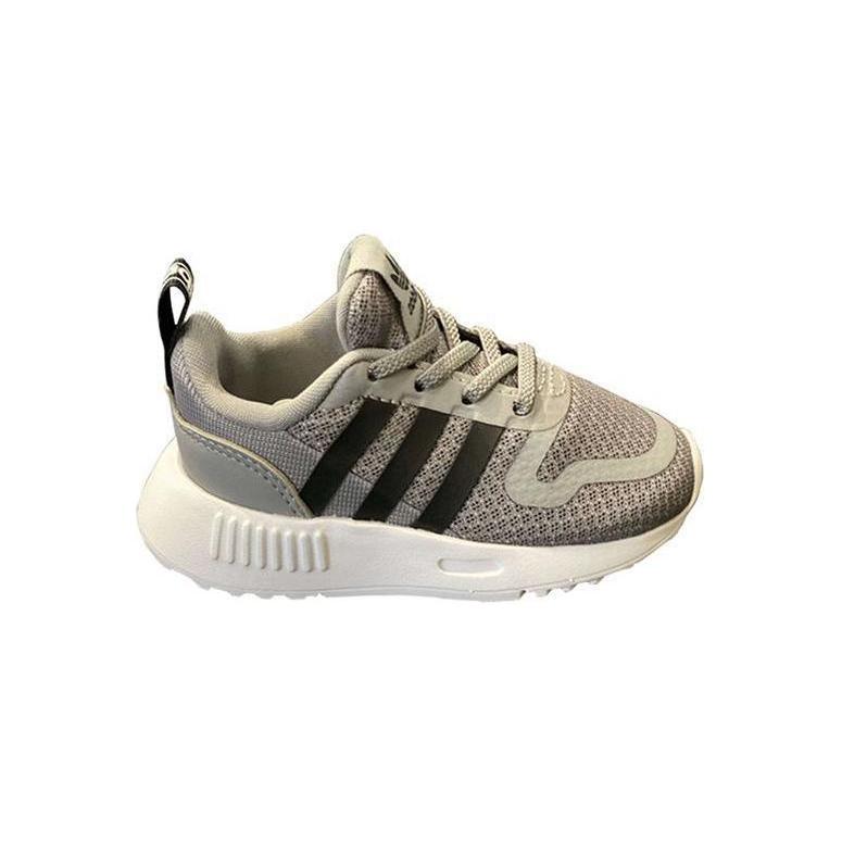 Adidas Originals Multi Comfortable Abrasion Resistant Low top Toddler Shoes Gray Black Infant And Toddler H05921