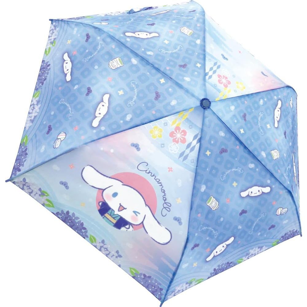 Cinnamoroll Folding Umbrella 53cm Japanese Pattern Sanrio Cute Hand-Open