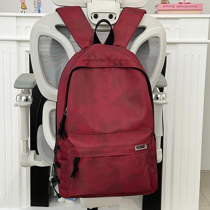 Schoolbag retro schoolbag male college students simple large capacity backpack female versatile computer travel junior high school backpack tide