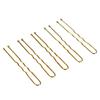 300PCS Women Wavy Thin U Shape Clips Hairpins Styling Hairdressing Salon Tool(Gold S)