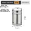 "Stainless Steel Seasoning Jar: Multi-purpose Spice Bottle for Home & BBQ"