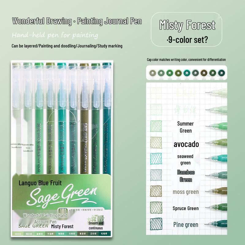 Stackable Colored Neutral Pens - Beauty Skin Tones & New Shades for Students & Children’s Art & Diaries