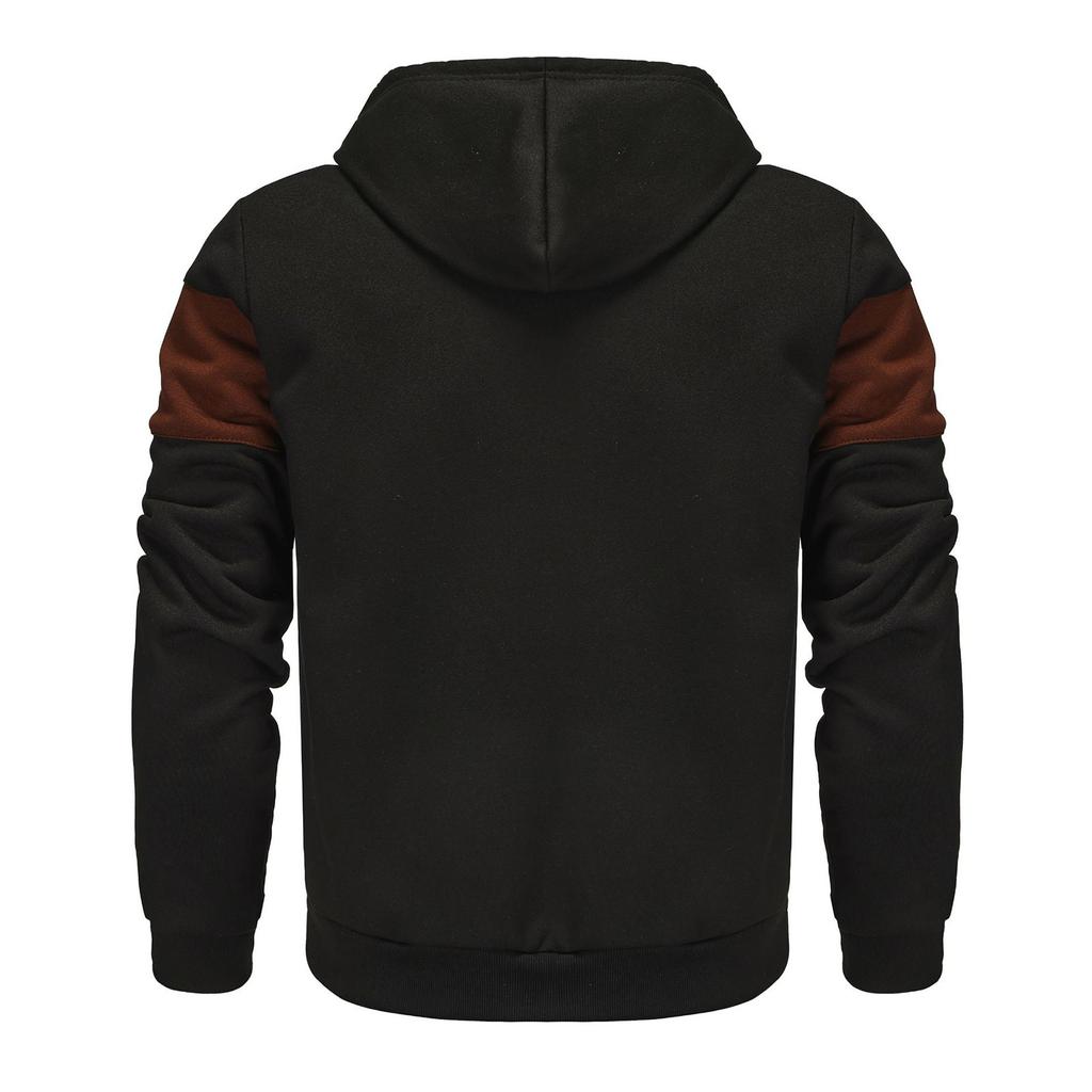 Men'S Zipper Jacket, Casual Retro Long Sleeved Cardigan Jacket