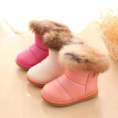 kids fluffy boots