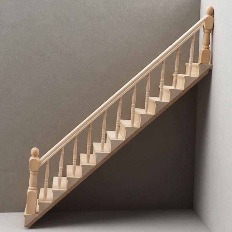 Einfache Holztreppe für Tiny Homes Abnehmbare Struktur Kindersicher Ressource Handwerksgrundlagen 2 Einheiten