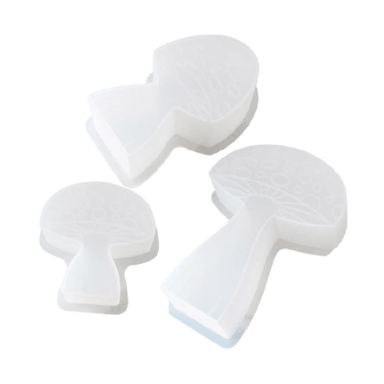 Practical Silicone Mold for Crafting Mushroom Resin Jewelry and Home Sculpture
