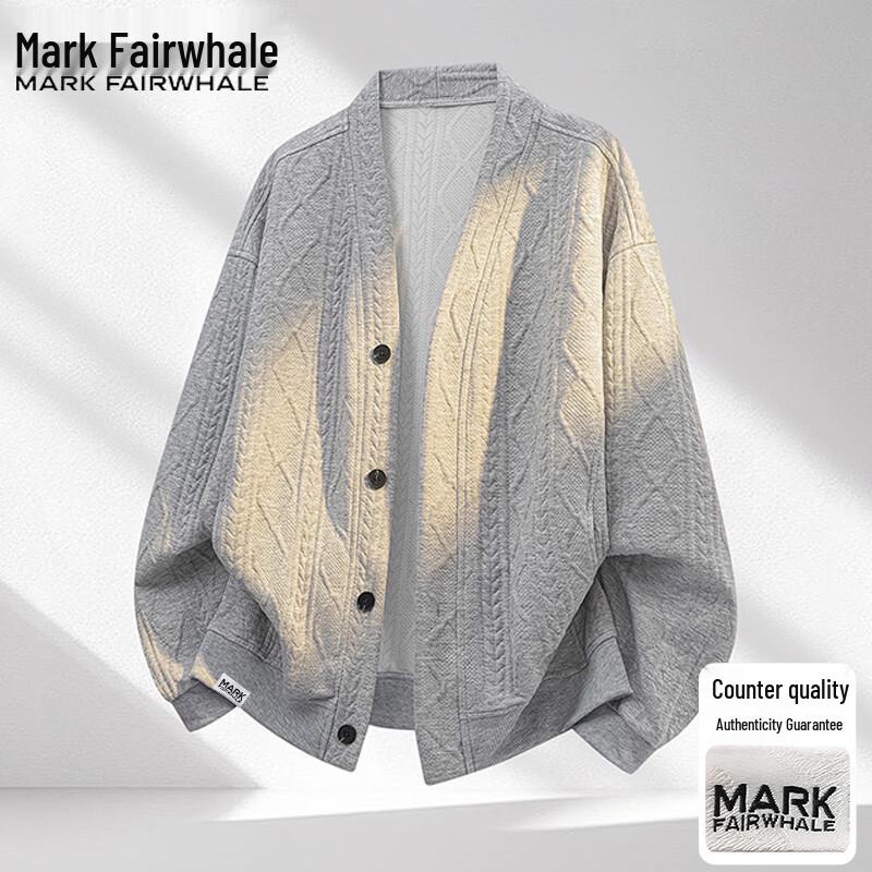 Mark Fairwhale Men's V-Neck Cardigan Sweater