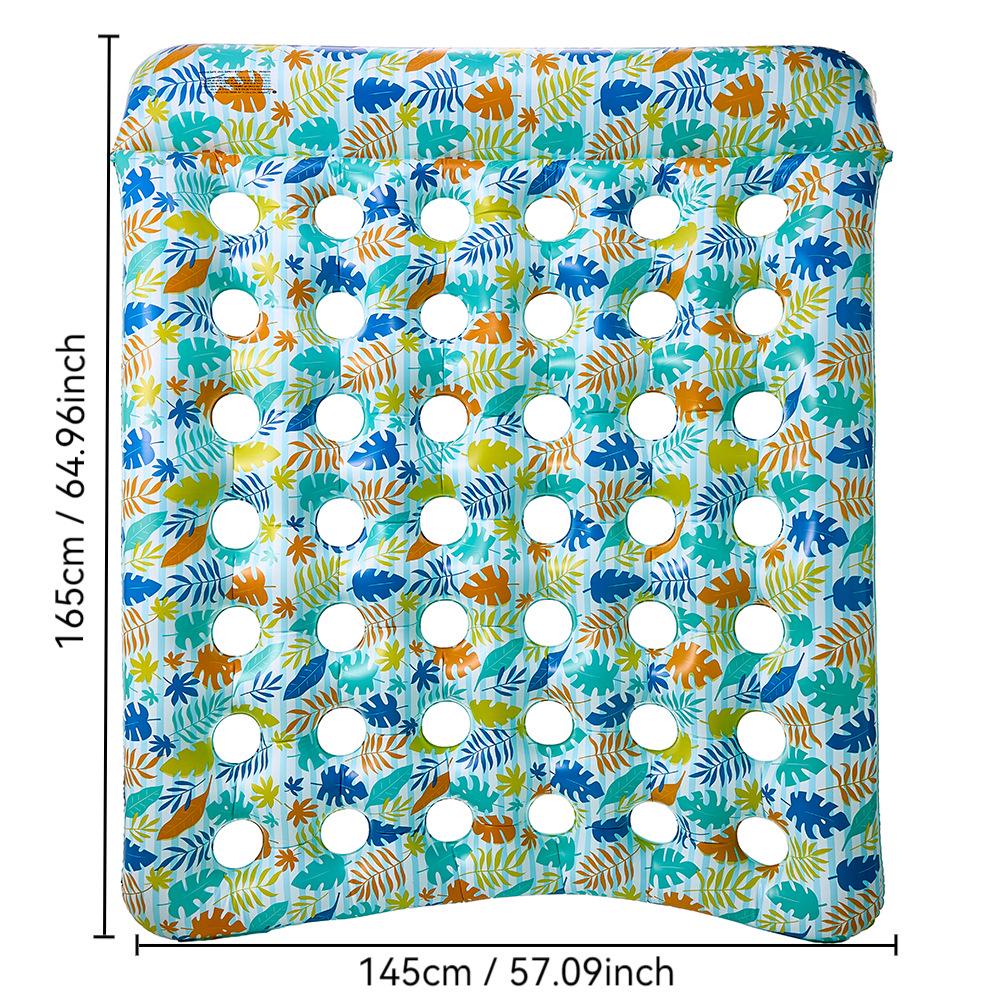 New Style Daisy Stripe Inflatable Pool Float Lounger