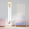 Baby Height Ruler Cartoon Pattern No Odor Cloth Removable Baby Growth Ruler for Children