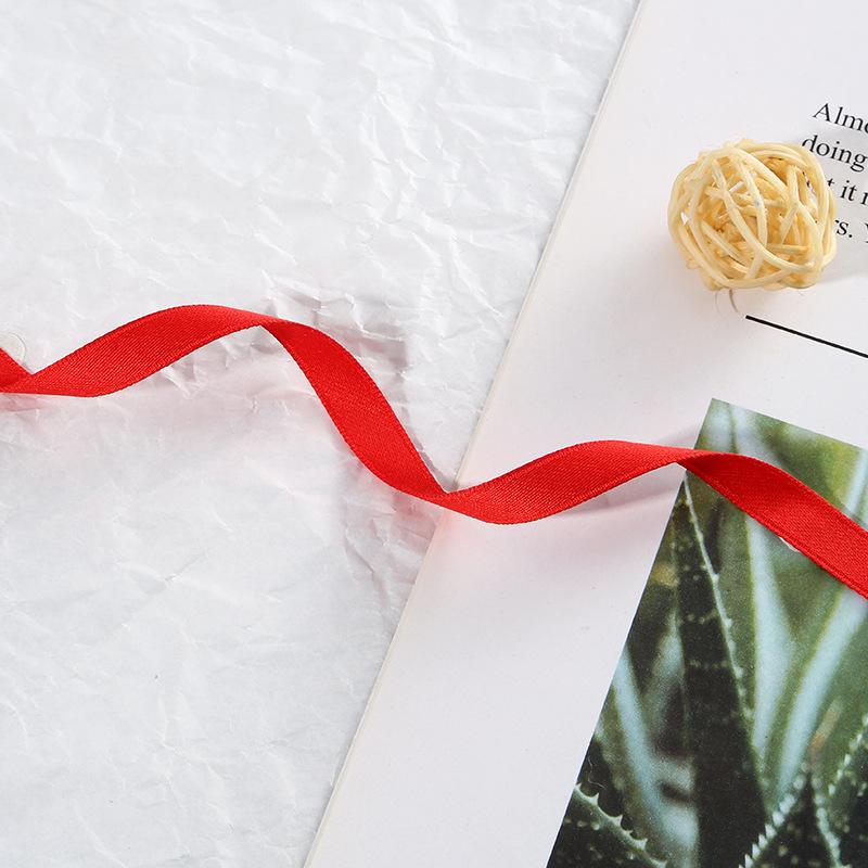 Double-Sided Matte Webbing Thickened Polyester-Cotton Jewelry Trophy Decorative Accessories Bow Colored Ribbon