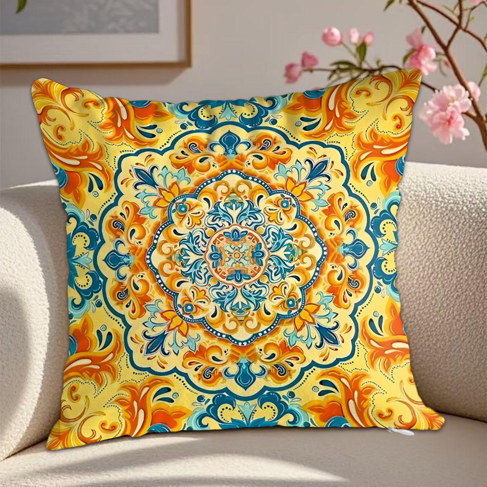 KawaiiChinese patterns in the imperial court pillowcase Cushion Covers x Cushions Cover Home Decor Items Decorations Bedroom