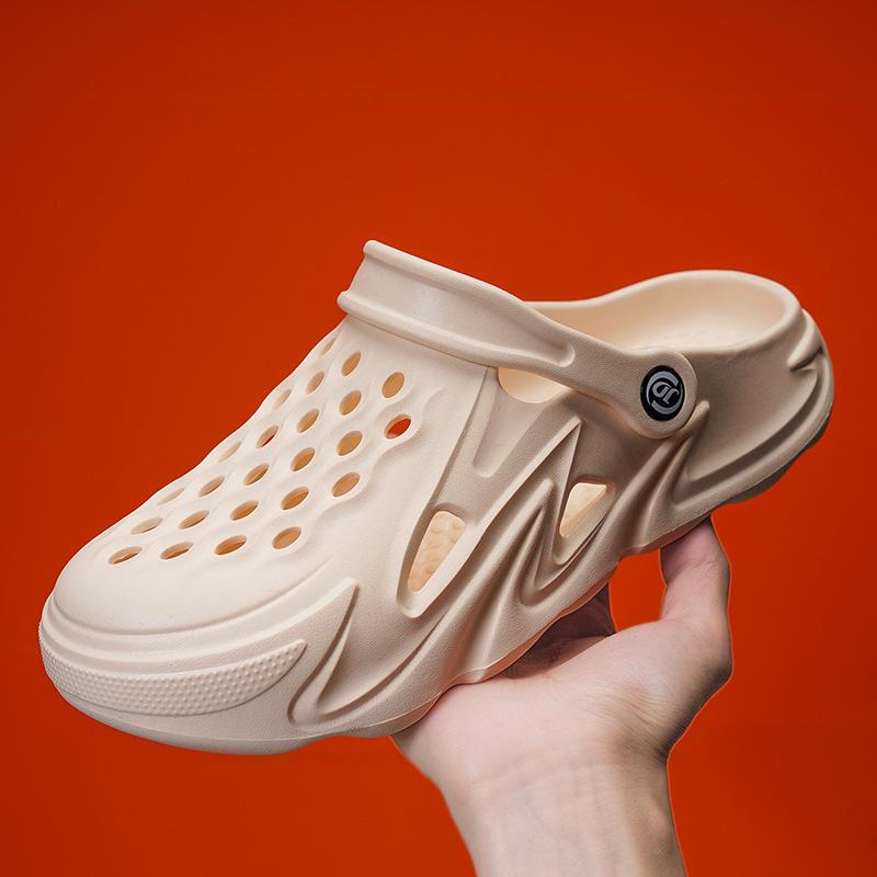 Men Sandals Summer Casual Shoes Breathable Mesh Couple Roman Wading Beach Slippers Foam Runners Camouflage Men Swimming Sandals