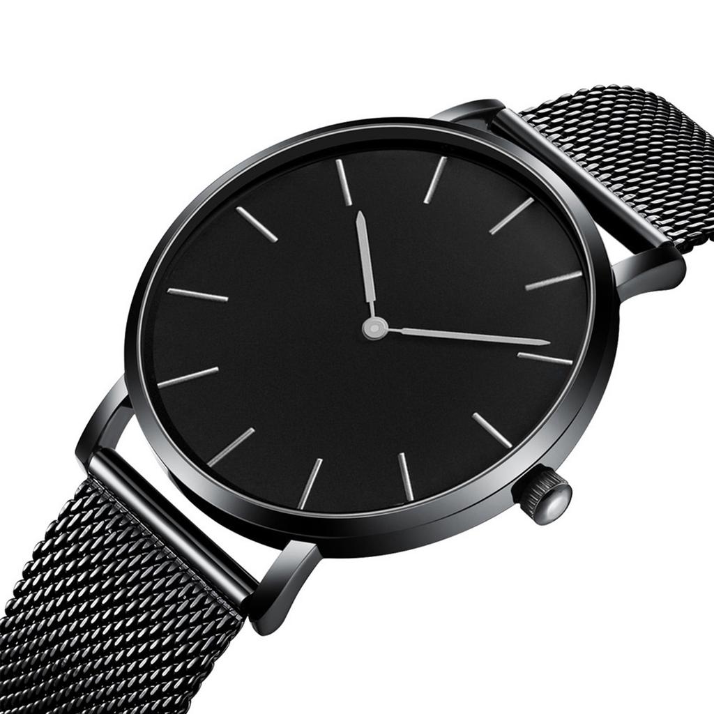 Men S Watches Luxury Quartz Wristwatch Men Business Casual Watch Fashion Braided Stainless Steel Watch Band Waterproof