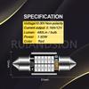 Ruiandsion 2pcs T10 X 31mm LED Room Lamp with Built-in