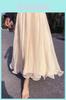 Fairy Tale High Waist Chiffon Skirt With Ruffle Hem For Elegant Dance Events