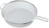 Shimomura Kihan Frying Pan Boiling 26cm In Dishwasher Drains Water from Multiple Drains and Convenient Shallow Flat Stainless Product 36444 Strainer,