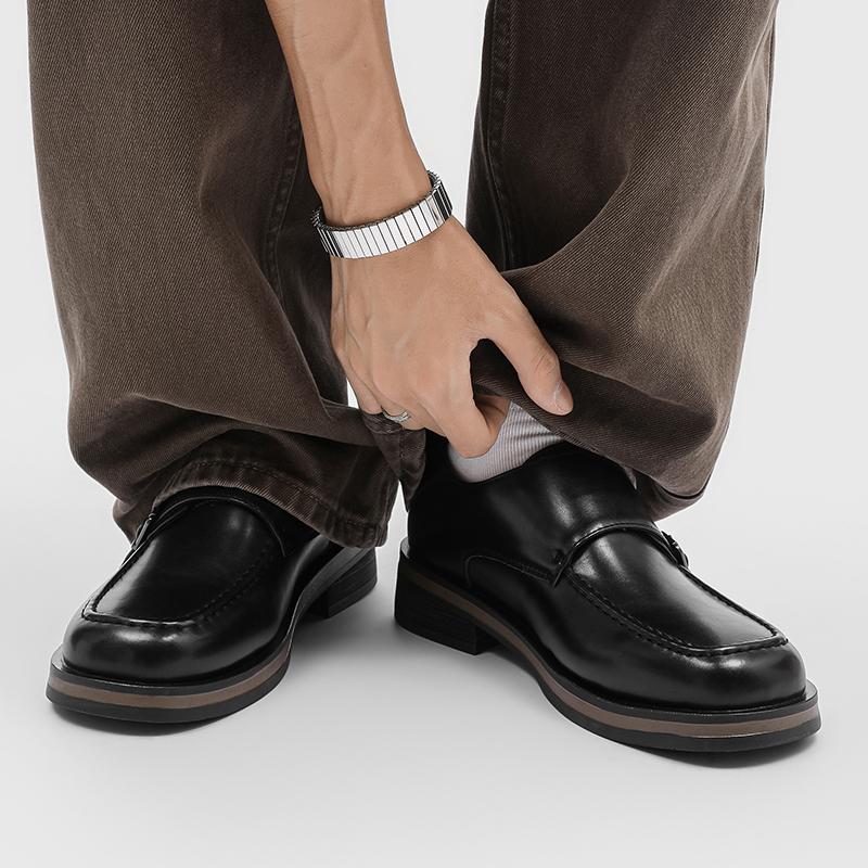 Hot selling classic men's leather shoes Thick bottom and height increasing styles Office for Work and Busines Derby Luxury Shoes