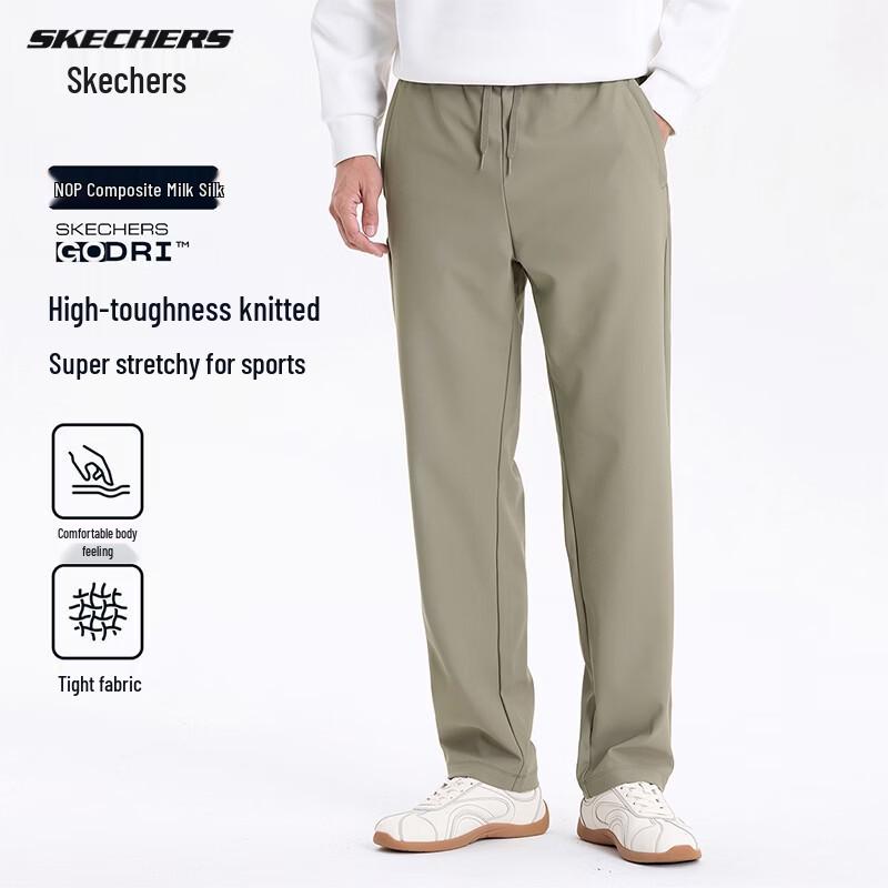 Skechers Men's Casual Comfort Breathable Straight Leg Pants