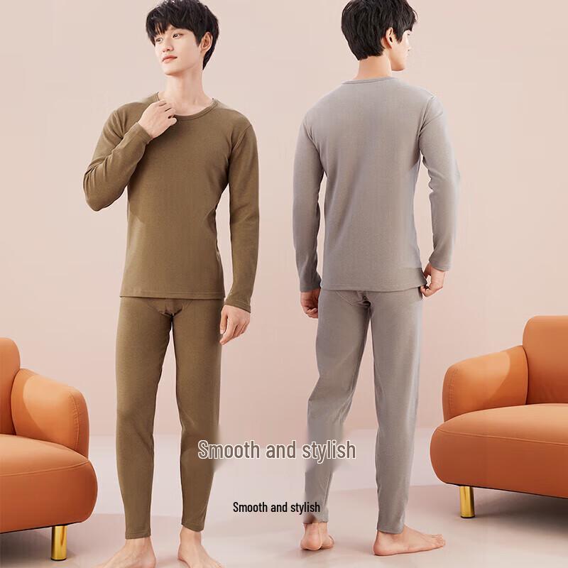 Dushi Liren Women's Cationic Brushed Fleece Thermal Underwear Set