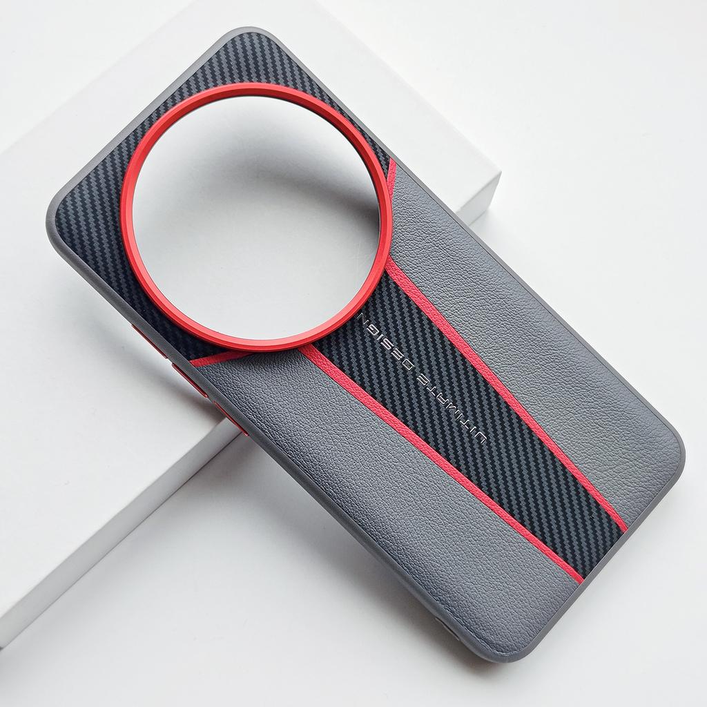 For Xiaomi Mi 17 Ultra Case Hard Luxury PU Leather Shockproof Protective Back Cover Case for Xiaomi Mi 17 15 Ultra Phone Shell