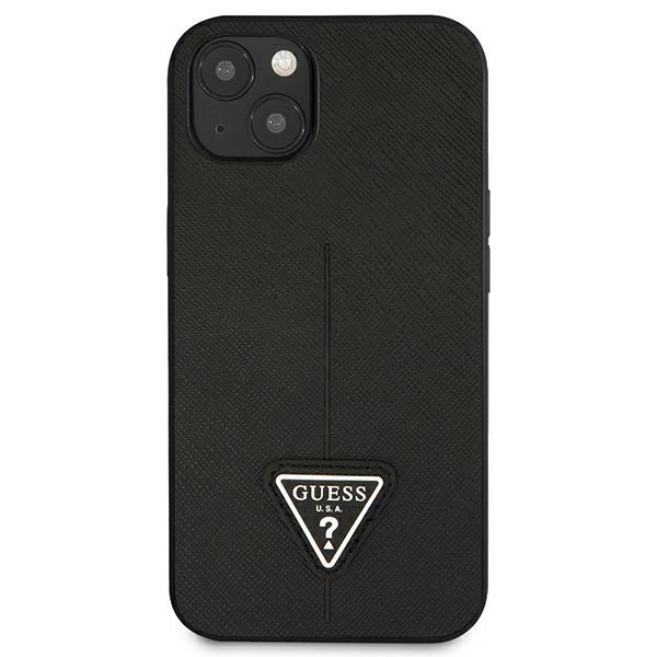 Guess Guhcp13Spsatlk Iphone 13 Mini 5,4 Czarny/Black Hardcase Saffianotriangle Logo