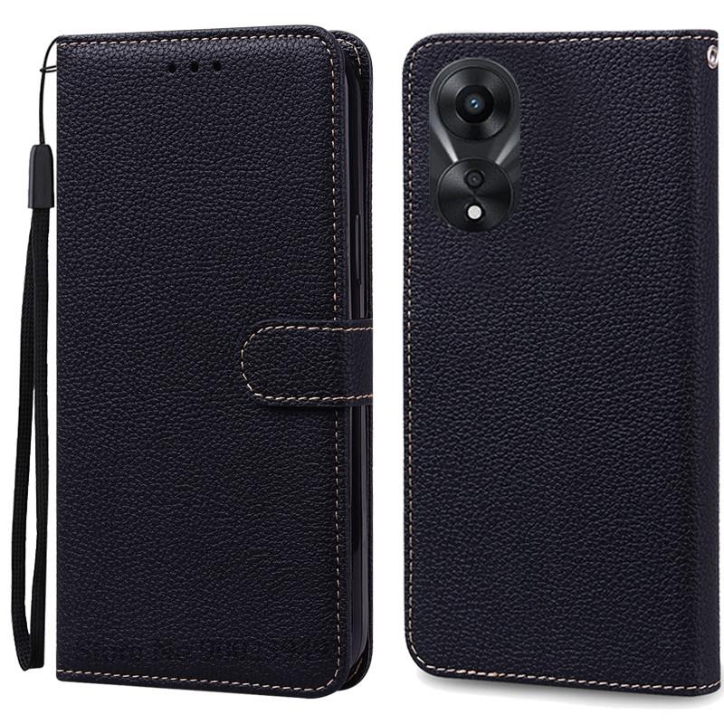 For OPPO A78 5G Case Soft Silicone Leather Wallet Case For OPPO A58 5G A 78 Phone Case For OPPO A78 5G Cover Coque Fundas Etui