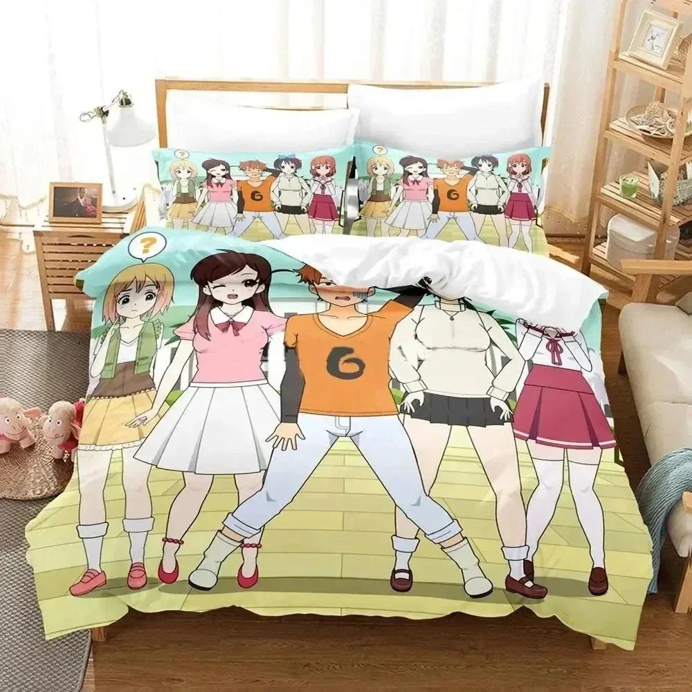 3D Print Anime Rent-A-Girlfriend Chizuru Comfortable Duvet Cover Pillowcase Bedding Set Children Bedroom Decoration Home Textile