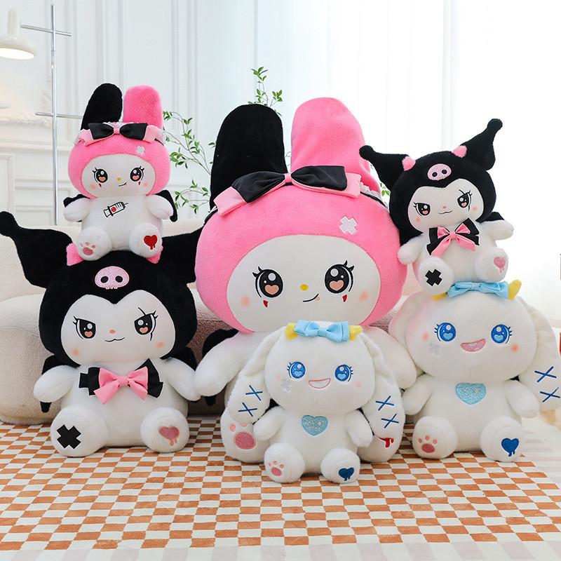 Cute Creative Devil Series Kuroko Plush Toy Meledy Doll Yugu Dog Doll Gift 40cm 60cm 75cm 100cm