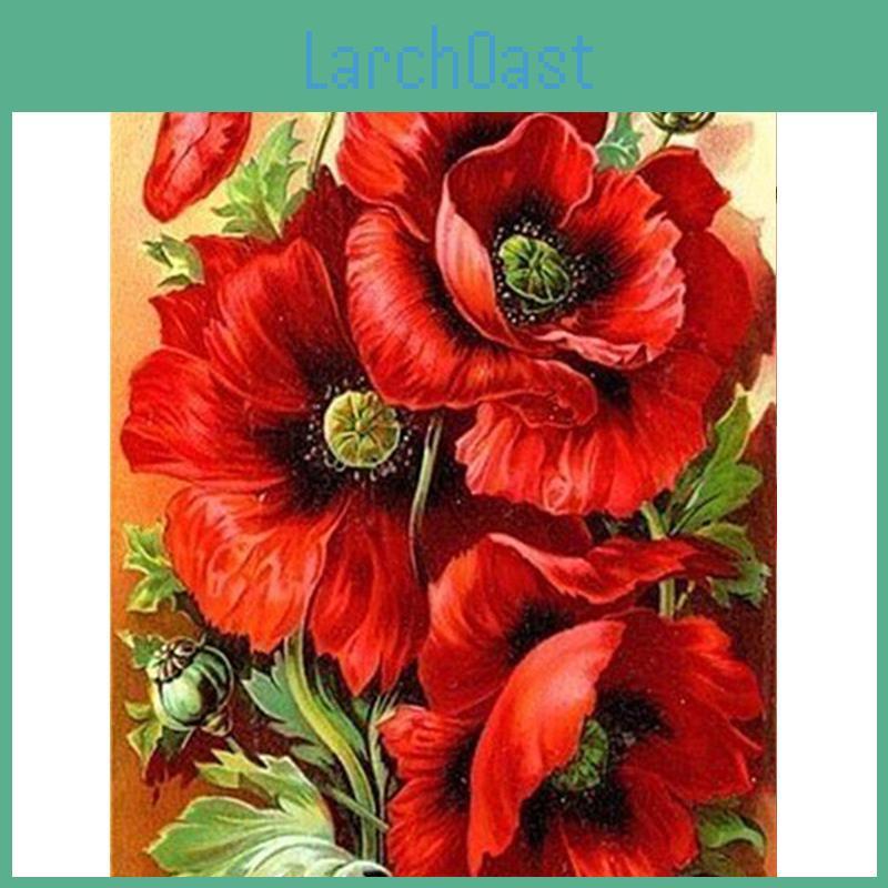 Stitch Cross Painting Flower Diamond Needlework Diy Mosaic Embroidery Rhinestone Decoration Home