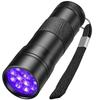 LED portable UV flashlight, black light,  ultraviolet torch, Black light detector for dog urine