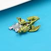 New Fashion Enamel Lilac Flower Brooches Beauty Spring Summer 3 Colors Available Plant Clove Party Pin