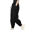 Lady Harem Pants Loose Drawstring Pockets Streetwear Deep Crotch Ankle Banded Aesthetic Lady Cargo Trousers Women Clothing