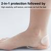 1/2/3/4 Paren Transparante Schoenen Hielkussentjes Antislip Hielvoering Beschermers Kussen Te Grote Losse Schoenen Hielinzetstukken Opvulling Blaren Preventie Pijn