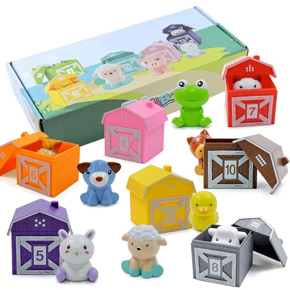 Interactive Animal Matching House Color Sorting Toddler Learning Toys  Kids Toy