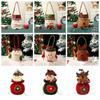 Cloth Christmas Candy Bag Plush Christmas Gift Drawstring Bags  Outdoor Christmas