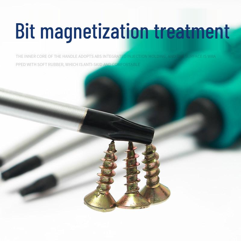 Weiligu Hexagonal Plum Blossom Screwdriver Set: Star & Flower Shaped Bits T6, T8, T15, T20, T25, T30.