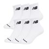 New Balance Everyday Lightweight Ankle Socks 6 Pack Las51486 Wt