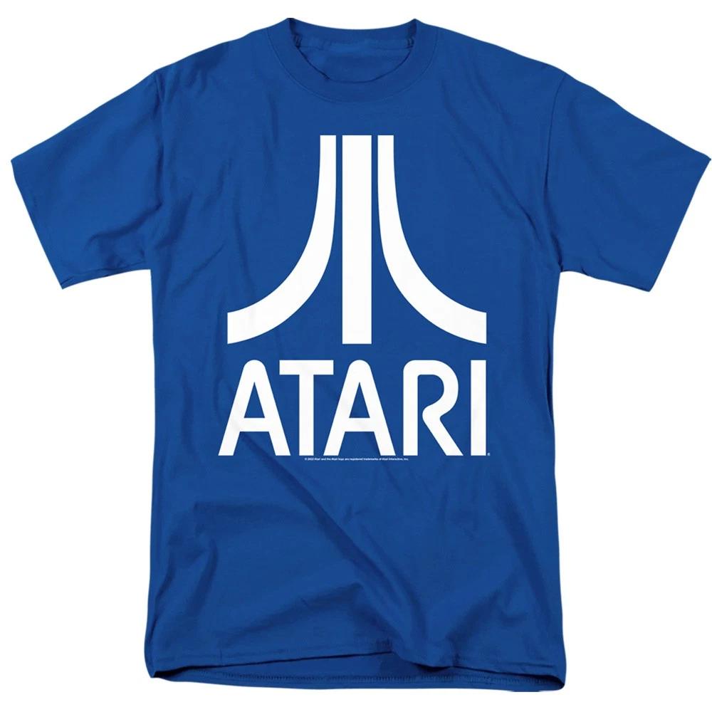 Atari - Atari Logo - Unisex Short Sleeve Children s T-shirt - Blue 130