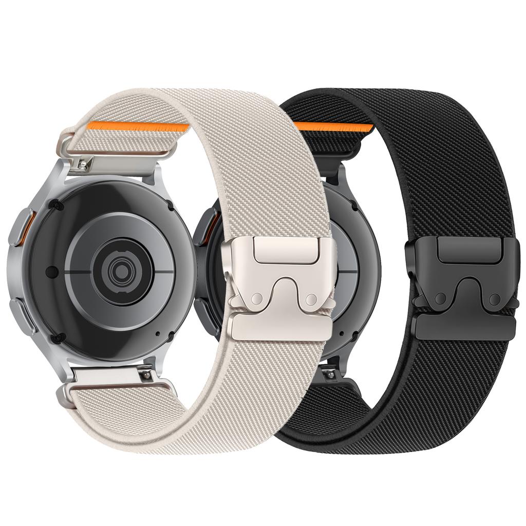 2PCS Parachute Strap for Samsung Galaxy Watch 7/6/5/4 20/22mm Elastic Nylon correa for Garmin/Huawei Watch GT5 Pro/Amazfit band