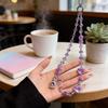 Galaxy Heart Perfume Bottle Phone Lanyard With Pvc Chain For Ladies And Gents
