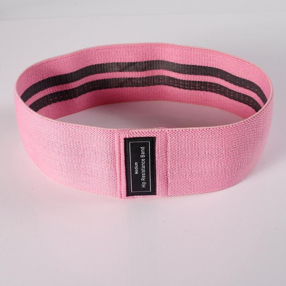 Squat hip resistance band Polyester cotton yoga body tension band indoor fitness hip lifting ring elastic band