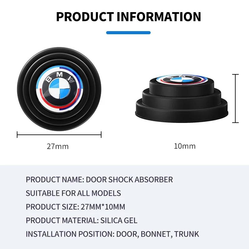 Car Door Shock Absorber Protection Car Door Silicone Anti Shock Pad Sound Cushion Stickers For BMW 5 6 Series X3 F10 F11 F18 F06